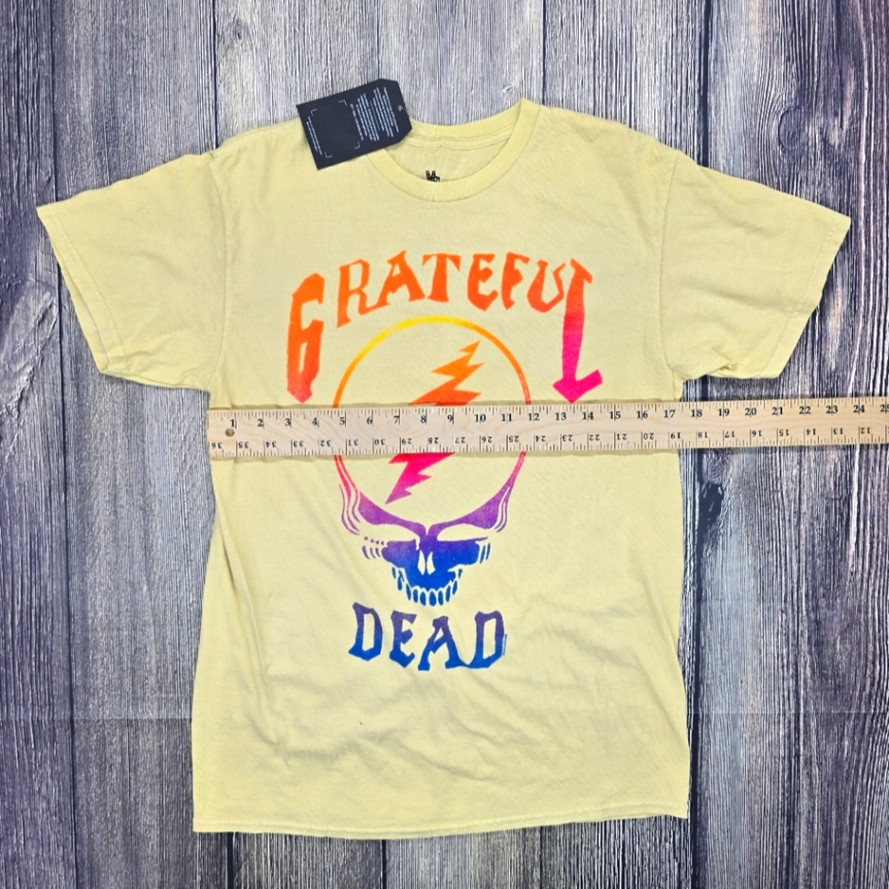 Junk Food NWT Grateful Dead Yellow Printed Tee - Picture 8 of 9